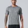 5 Pack Men’s Active Quick Dry Crew Neck T Shirts | Athletic Running Gym Workout Short Sleeve Tee Tops Bulk (Set 3, Large) : Clothing, Shoes & Jewelry